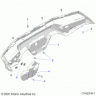 SPORTSMAN 570 EPS EU/ZUG TRACTOR (A21SEE57F1/F57C1/F1/S57C1/C2/C5/C9/CK/F1/F2/FK) Body, rear bumper - a21see57f1  /  f57c1  /  f1  /  s57c...