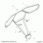SPORTSMAN 570 EPS EU/ZUG TRACTOR (A21SEE57F1/F57C1/F1/S57C1/C2/C5/C9/CK/F1/F2/FK) Body, rear bumper, trail - a21shd57a9 (c102294-4)