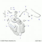 SPORTSMAN 570 PREMIUM EU/ZUG TRACTOR (A21SHE57FM/S57FM/CM/CU) Body, fuel tank asm. - a21she57fm  /  s57fm  /  cm  /  c...
