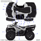 SPORTSMAN 570 SP TRAIL PACKAGE (A21SHY57AL/BL/Z57AD/BD) Body, decals - a21shz57ad  /  bd (900291)