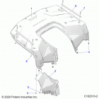 SPORTSMAN 570 SP TRAIL PACKAGE (A21SHY57AL/BL/Z57AD/BD) Body, rear cab - a21shy57al  /  bl  /  z57ad  /  bd (c10...