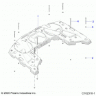 SPORTSMAN 570 SP TRAIL PACKAGE (A21SHY57AL/BL/Z57AD/BD) Body, rear rack - a21shy57al  /  bl  /  z57ad  /  bd (c1...
