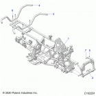 SPORTSMAN 570 SP TRAIL PACKAGE (A21SHY57AL/BL/Z57AD/BD) Chassis, frame - a21shy57al  /  bl  /  z57ad  /  bd (c10...
