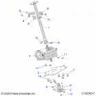 SPORTSMAN 570 SP TRAIL PACKAGE (A21SHY57AL/BL/Z57AD/BD) Steering post and eps - a21shy57al  /  bl  /  z57ad  /  ...