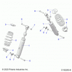 SPORTSMAN 570 SP TRAIL PACKAGE (A21SHY57AL/BL/Z57AD/BD) Suspension, front shock - a21shy57al  /  bl  /  z57ad  /...