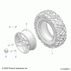 SPORTSMAN 570 SP TRAIL PACKAGE (A21SHY57AL/BL/Z57AD/BD) Wheels, front tire - a21shy57al  /  bl  /  z57ad  /  bd ...