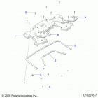 SPORTSMAN 570 TOURING (A21SDA57A5) Body, rear rack and hand grips - a21sda57a5 (c102236-7)
