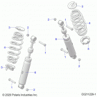 SPORTSMAN 570 TOURING (A21SDA57A5) Suspension, rear shock and mounting - a21sda57a5 (c02112...