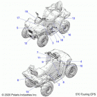 SPORTSMAN 570 TOURING EPS (A21SDE57A4/B4) Body, decals - a21sde57a4  /  b4 (570 touring eps)