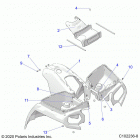 SPORTSMAN 570 TOURING EPS (A21SDE57A4/B4) Body, front cab - a21sde57a4  /  b4 (c102236-8)