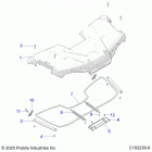 SPORTSMAN 570 TOURING EPS (A21SDE57A4/B4) Body, storage, front - a21sde57a4  /  b4 (c102236-9)