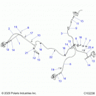 SPORTSMAN 570 TOURING EPS (A21SDE57A4/B4) Brakes, brake lines - a21sde57a4 (c102238)