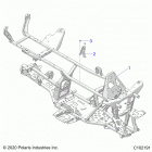 SPORTSMAN 570 TOURING EPS (A21SDE57A4/B4) Chassis, frame - a21sde57a4 (c102191)