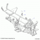 SPORTSMAN 570 TOURING EPS (A21SDE57A4/B4) Chassis, frame - a21sde57b4 (c102192)