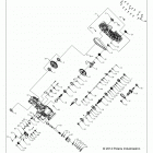 SPORTSMAN 570 TOURING EPS (A21SDE57A4/B4) Drive train, main gearcase - a21sde57a4  /  b4 (49atvgea...