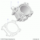 SPORTSMAN 570 TOURING EPS (A21SDE57A4/B4) Engine, cylinder - a21sde57a4  /  b4 (c101422-19)