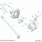 SPORTSMAN 570 TOURING EPS (A21SDE57A4/B4) Engine, throttle body and fuel rail - a21sde57b4 (c02010...