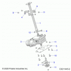 SPORTSMAN 570 TOURING EPS (A21SDE57A4/B4) Steering post and eps - a21sde57a4  /  b4 (c0211445-2)