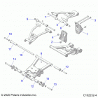 SPORTSMAN 570 TOURING EPS (A21SDE57A4/B4) Suspension, rear control arm, mounting - a21sde57a4  /  ...
