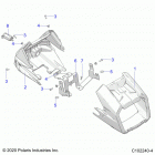 SPORTSMAN 570 TOURING EPS EU 3PC (A21SDE57K4) Body, headlight pod - a21sde57k4 (c102240-4)