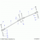 SPORTSMAN 570 TOURING EPS EU 3PC (A21SDE57K4) Steering, tie rods - a21sde57k4 (c102239-1)