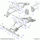 SPORTSMAN 570 TOURING EPS EU 3PC (A21SDE57K4) Suspension, rear control arm mounting - a21sde57k4 (c102...