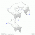 SPORTSMAN 570 TOURING EPS TRACTOR (A21SDS57C4) Body, rear cab - a21sds57c4 (c102258)