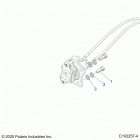 SPORTSMAN 570 TOURING EPS TRACTOR (A21SDS57C4) Brakes, brake caliper, rear, mounting - a21sds57c4 (c102...