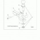 SPORTSMAN 570 TOURING EPS TRACTOR (A21SDS57C4) Chassis, hitch - a21sds57c4 (100555)