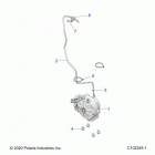 SPORTSMAN 570 TOURING EPS TRACTOR (A21SDS57C4) Drive train, front gearcase mounting - a21sds57c4 (c1022...