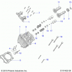 SPORTSMAN 570 TOURING EPS TRACTOR (A21SDS57C4) Engine, cylinder head, cams and valves - a21sds57c4 (c10...