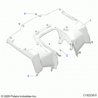 SPORTSMAN 570 TOURING PREMIUM (A21SJE57AX/BX) Body, rear cab - a21sje57ax (c102236-5)