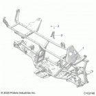 SPORTSMAN 570 TOURING PREMIUM (A21SJE57AX/BX) Chassis, frame - a21sje57ax (c102140)
