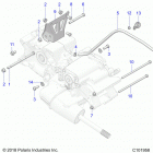 SPORTSMAN 570 TOURING PREMIUM (A21SJE57AX/BX) Drive train, main gearcase mounting - a21sje57ax  /  bx ...