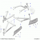 SPORTSMAN 570 TOURING PREMIUM (A21SJE57AX/BX) Suspension, a-arms - a21sje57ax  /  bx (c102305-1)