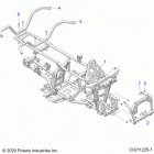 SPORTSMAN 570 TRAIL PACKAGE (A21SEZ57AM/AN/BM/BN) Chassis, frame - a21sez57am  /  an  /  bm  /  bn (c02112...