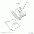 SPORTSMAN 570 TRAIL PACKAGE (A21SEZ57AM/AN/BM/BN) Engine, valve cover - a21sez57am  /  an  /  bm  /  bn (c...