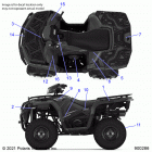 SPORTSMAN 570 UTILITY (A21SEG57A1/A3/A5) Body, decals - a21seg57a1  /  a3  /  a5 (900286)