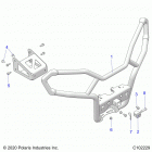 SPORTSMAN 570 UTILITY (A21SEG57A1/A3/A5) Body, front bumper, utility - a21seg57a1  /  a3  /  a5 (...