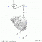 SPORTSMAN 570 UTILITY EPS (A21SEJ57A1/A3/A5/B1/B3/B5) Drive train, front gearcase mounting - a21sej57a1  /  a3...
