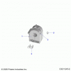 SPORTSMAN 570 UTILITY EPS (A21SEJ57A1/A3/A5/B1/B3/B5) Steering, controls, left hand controls - a21sej57a1  /  ...