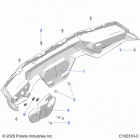 SPORTSMAN 570 UTILITY LE (A21SEK57AG/BG) Body, rear bumper - a21sek57ag  /  bg (c102310-3)