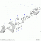 SPORTSMAN 570 UTILITY LE (A21SEK57AG/BG) Brakes, front caliper - a21sek57ag  /  bg (1913813)