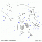 SPORTSMAN 570 X2 EU/ZUG TRACTOR (A21SWE57F1/S57C1/C2) Electrical, battery - a21swe57f1  /  s57c1  /  c2 (c0201...