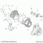SPORTSMAN 850 48 Body, clutch cover - a21sxa85a1  /  a7  /  ca1  /  ca7 (...