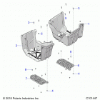 SPORTSMAN 850 48 Body, footwells - a21sxa85a1  /  a7  /  ca1  /  ca7 (c10...