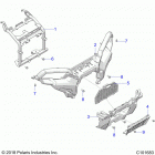 SPORTSMAN 850 48 Body, front bumper and mounting - a21sxa85a1  /  a7  /  ...