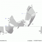SPORTSMAN 850 48 Body, front mud guards - a21sxa85a1  /  a7  /  ca1  /  c...