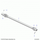 SPORTSMAN 850 48 Drive train, prop shaft, front - a21sxa85a1  /  a7  /  c...