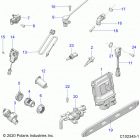 SPORTSMAN 850 48 Electrical, switches, sensors, ecu and control modules -...